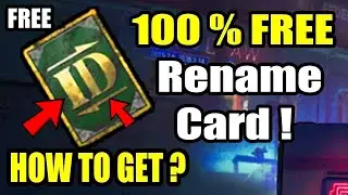 How to get free rename card in pubg mobile? Free rename card || SpIdEyOp GaMeYt