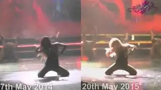 Britney Spears - Toxic Breakdown (May 2014 vs May 2015) Piece of Me