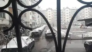 Снег 1 апреля в Алматы  2018 шутка весны