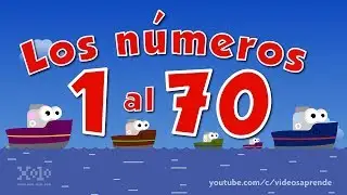 1 to 70 learning to count for children in Spanish - Videos Learn