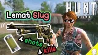 Lemat Slug 4 shots 4 kills | Hunt: showdown
