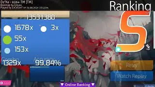 osu!catch - Dz'Xa - 8284 - TM [TM] +HT 3Miss