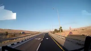 Road from Center to Eilat, timelaps