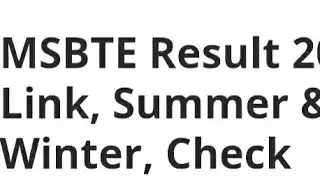 MSBTE RESULT 2023 RELEASED DATE OUT,HOW TO DOWNLOAD, LATEST UPDATE MSBTE RESULT