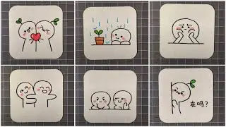 How To Draw Cute Sticker - Simple Sticker Drawing