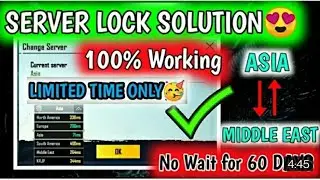 HOW TO CHANGE SERVER IN PUBG MOBILE BEFORE 60 DAYS l  SERVER CHANGE KAISE KARE ll  💯% GUARANTEE