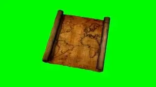 4K, Opening World Map Animation Green Screen 2Types