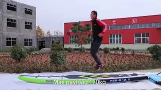 Fayean racing paddle board inflation process