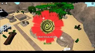 Beating Raid 1 Extreme and Getting Minato Orb | All Star Tower Defense