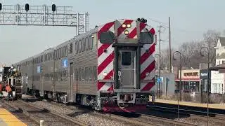 Metra Racetrack Express Trains at Berwyn Station | Metra | Chicago