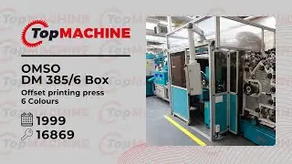 OMSO DM 385/6 Box Offset printing press used