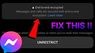 How to Turn Off End to End Encryption in Messenger 2024 |Turn Off End to End Encryption on Messenger