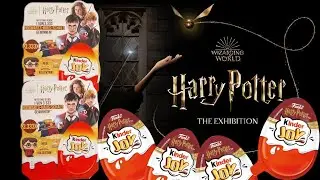 Opening Kinder Joy Harry Potter Quidditch 4er Box