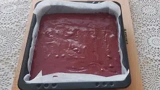 СВЕКОЛЬНЫЙ ПИРОГ С КАКАО И КЛЮКВОЙ
