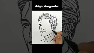 SATU GARIS menggambar batman dc comic #menggambar #shorts #short #dc #dccomic #belajarmenggambar
