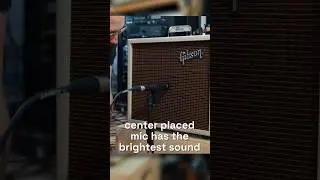 This is how you mic a guitar amp 