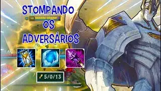 STOMPANDO OS ADVERSÁRIOS DE GALIO!!! - LEAGUE OF LEGENDS
