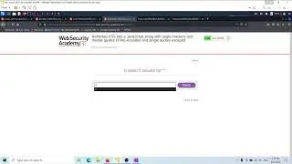 Lab: Reflected XSS into a JavaScript string with angle brackets and double quotes HTML-encoded ...