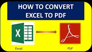 How to convert Excel to PDF