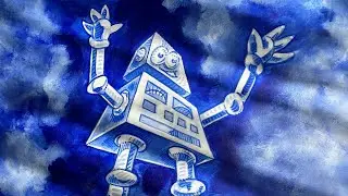 ROBOT Acrylic painting
