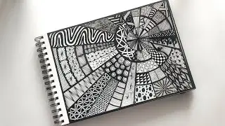 Zentangle art || Zentangle || Doodle art || Zendoodle