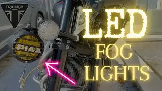 Triumph sbramblerXC 1200 FOG LIGTHS !