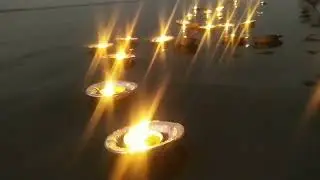 Ayodhya guptaar Ghat #peace #meditation #diya #water #ayodhya #guptarghat