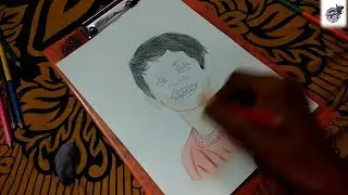 Darsheel safari sketch .. how to do a face . A cute boy sketch . Taare Zameen Par.