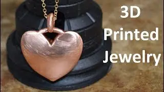 3D Printed and Copper Plated Jewelry ~ DIY Copper Necklace Pendant