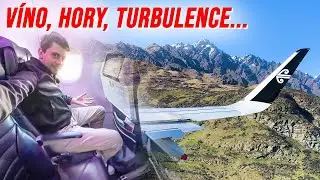 Létání, které člověk v Evropě nezažije. Vnitrostátní let Air New Zealand z Queenstown do Aucklandu