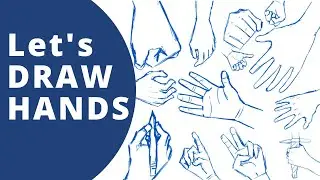 How to draw HANDS - [ Tutorial for Beginners  ]
