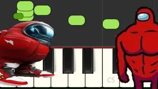Among Us Drip Theme Easy (Synthesia)