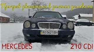 How the 2.7 CDI heats up in winter