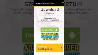 How To Download Free Fire Advance Server 🤩 | Advance Server Kaise Download Karen 