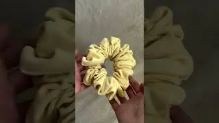 DIY XXL scrunchie | clothing transformation