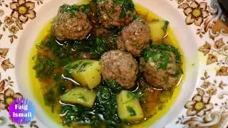 Сложное но вкусное блюдо Rizə Küftəsi (Кюфта Ризя)  Азербайджанская кухня с бакинским уклоном)