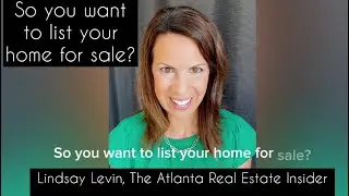 So you want to list your home for sale? @LindsayLevinRealtor