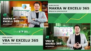 NOWOŚĆ, OKAZJA. Video kursy z VBA i makr w Excelu 365. Zobacz koniecznie. #smartexcel #vba #excelvba