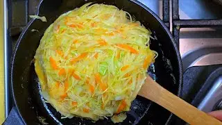 The Cabbage and Eggs Recipe I Made For A Week! Simple and Delicious