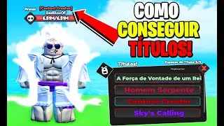 COMO CONSEGUIR OS MELHORES TÍTULOS NO ONE FRUIT SIMULATOR - ROBLOX