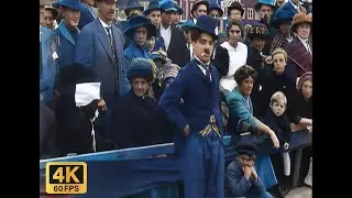 (1914) Charlie Chaplin's famous tramp first film: "Kid Auto Races at Venice".