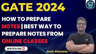 How to prepare Notes | Best way to prepare notes from online classes | Amit Khurana