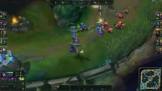 league of legends - awesome blind kill bot lane supreme