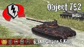 Object 752  |  6,3K Damage 5 Kills  |  WoT Blitz Replays