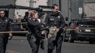 Person stabbed in Skid Row, LAPD Homicide Detectives on scene