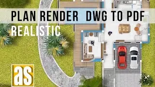 How to Prepare AutoCAD Floor Plan for Rendering in Photoshop | AutoCAD Tutorial