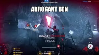 Arrogant Kylo Ren Gameplay - Star Wars Battlefront2 - GA #5 (4K 60 FPS)