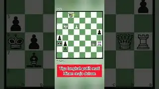 Tiga langkah mati// 3 steps off. hitam maju duluan#chess