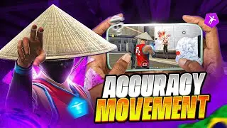 HOW TO INCREASE ACCURACY + MOVEMENT 🌪️ LIKE BRAZILIAN PLAYERS 🇧🇷 IN FREE FIRE / FREE FIRE ACCURACY 🤯