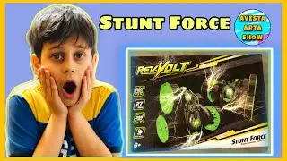 REV Volt Stunt Force Toys Unboxing and Playing by Kids